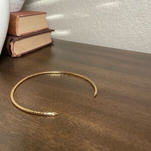 Gorjana Gold Hammered Choker Necklace